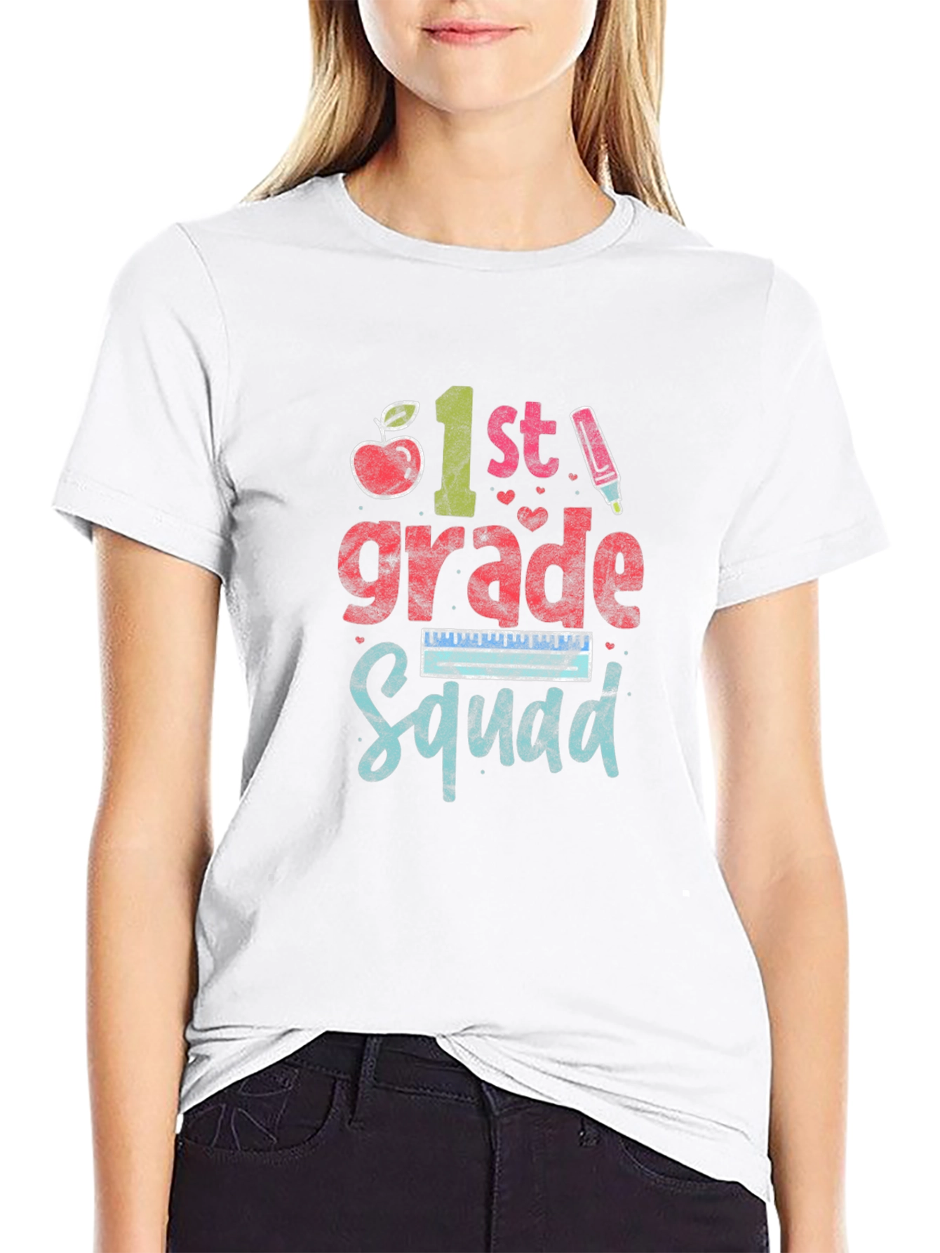 1st Grade Squad Graphic Tee - Back to School Shirt