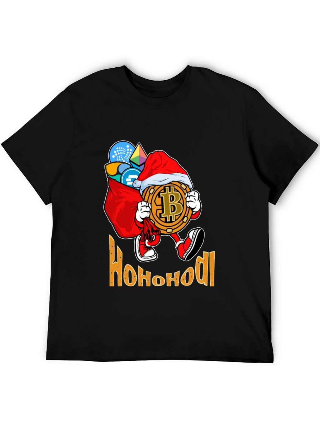 Ho Ho HODL Bitcoin Christmas T-Shirt