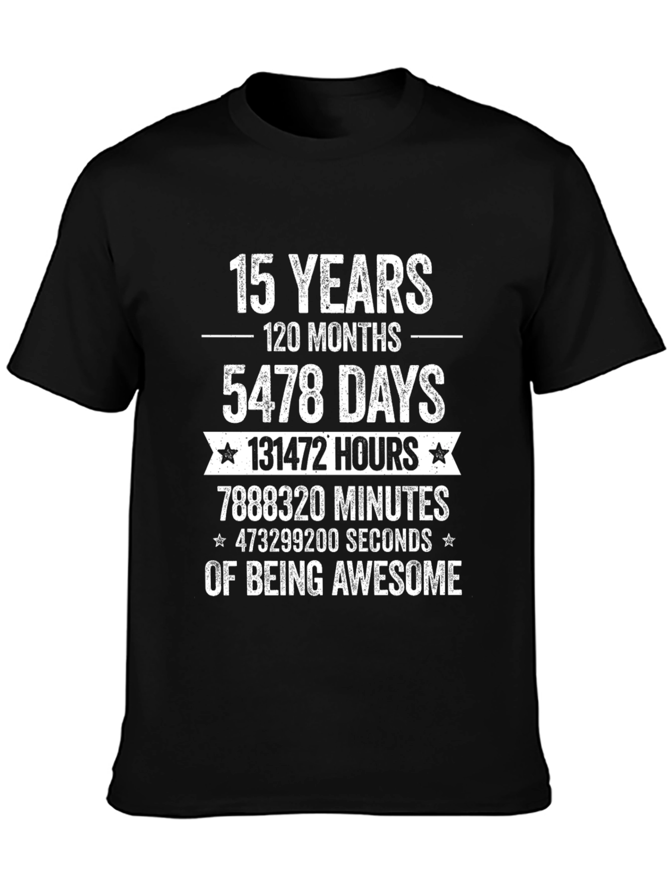 15 Years of Being Awesome Graphic T-Shirt