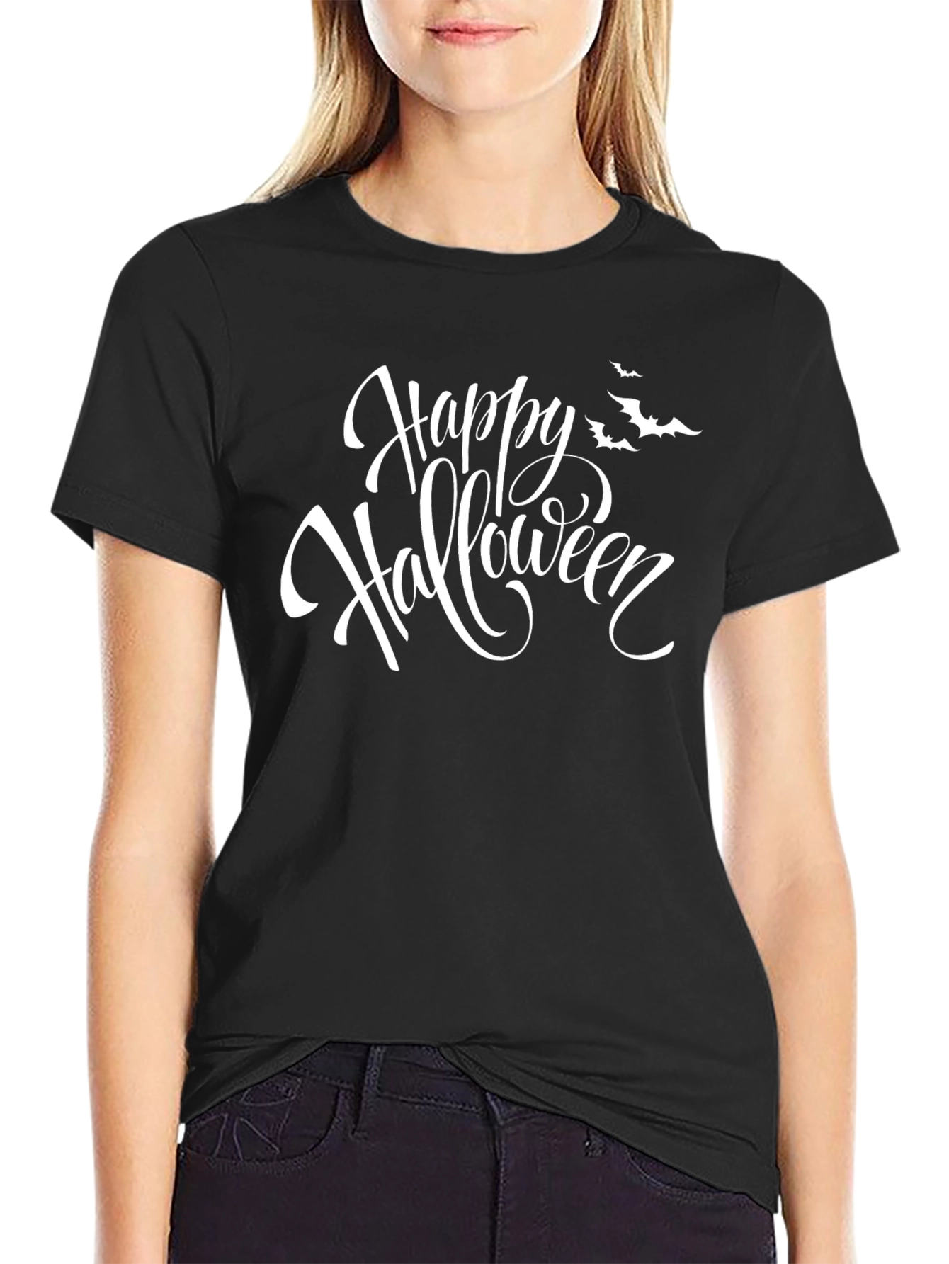 Happy Halloween Graphic Tee - Spooky Season Shirt