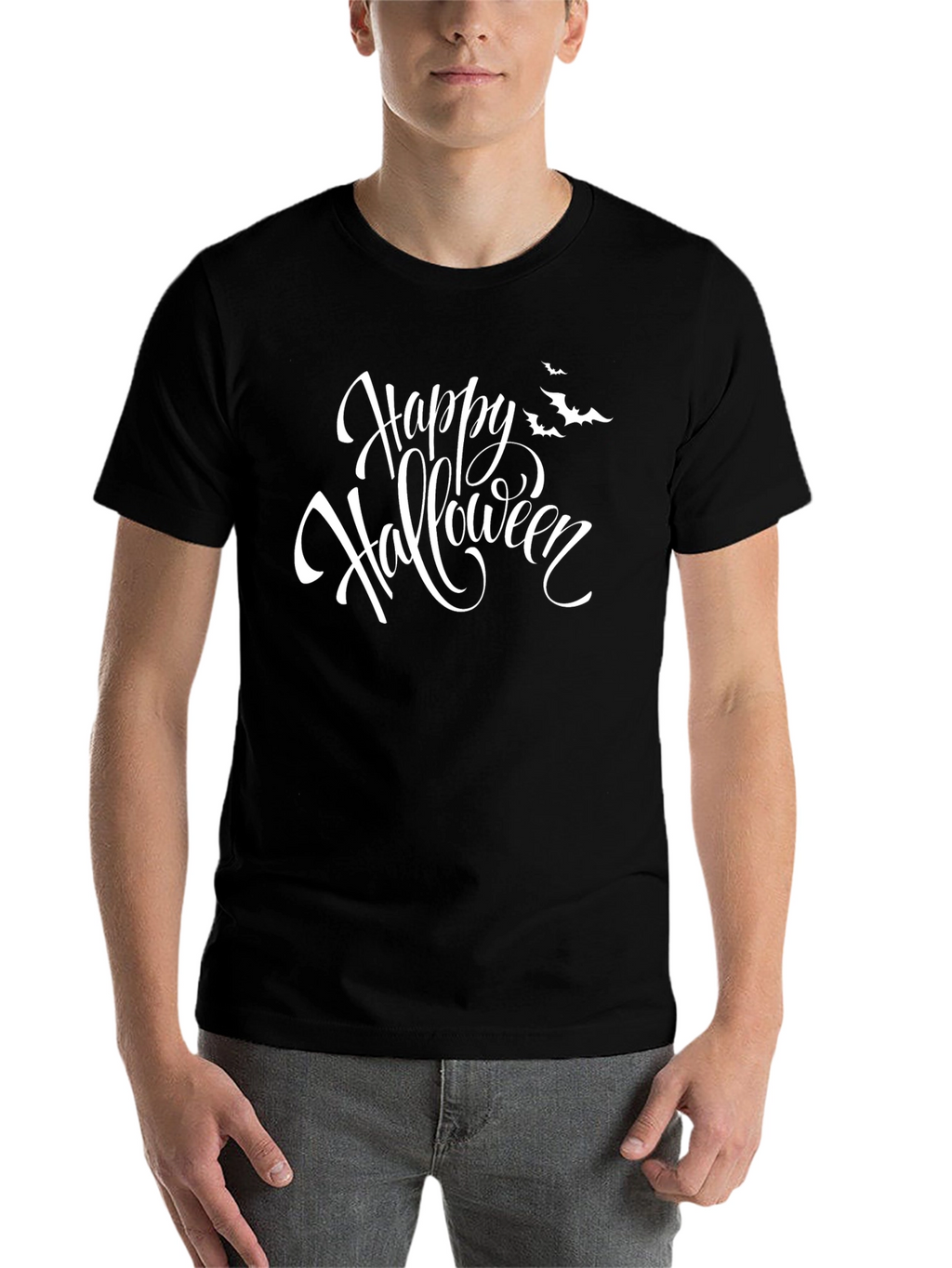 Happy Halloween Graphic Tee - Spooky Season Shirt