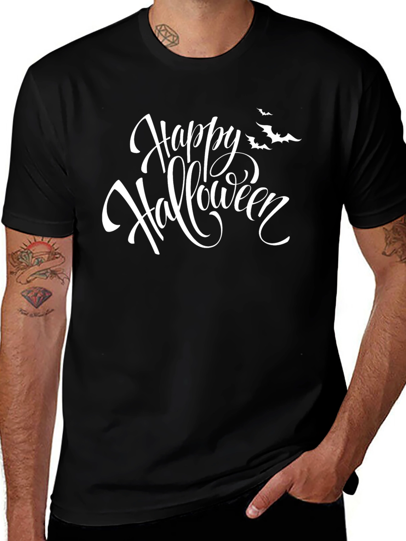 Happy Halloween Graphic Tee - Spooky Season Shirt