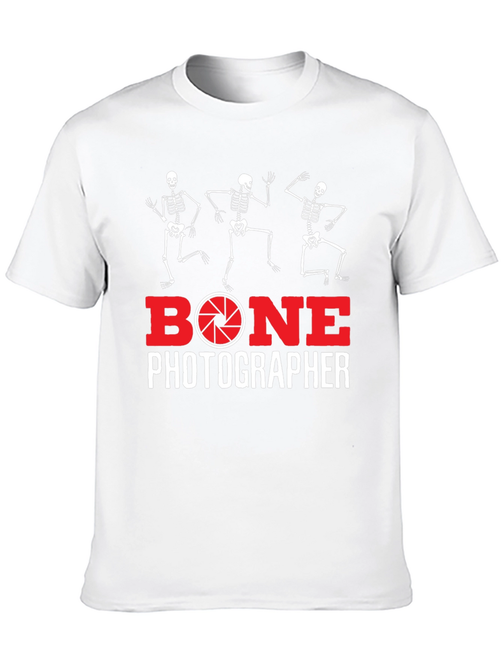 Bone Photographer Skeleton T-Shirt
