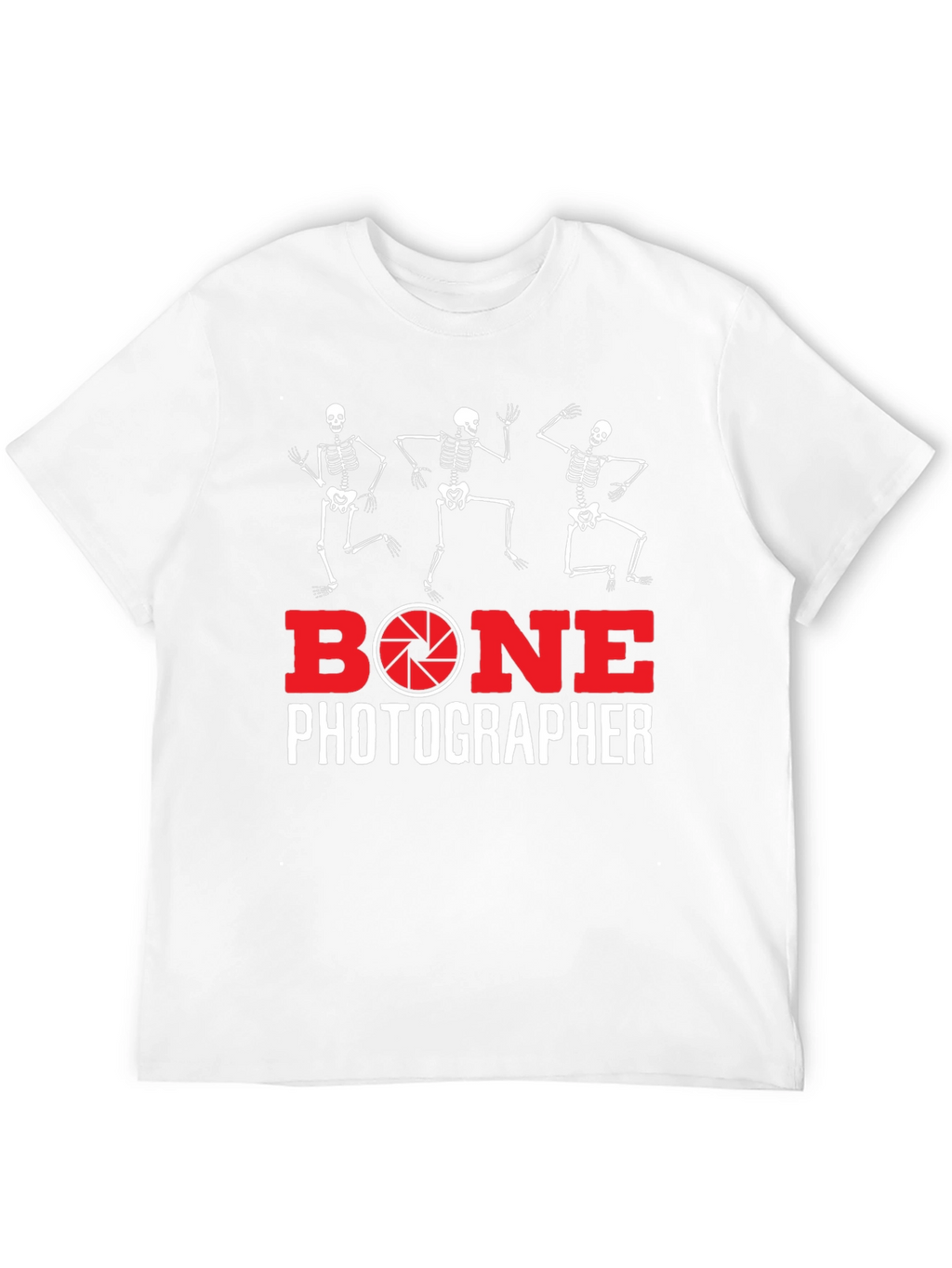 Bone Photographer Skeleton T-Shirt