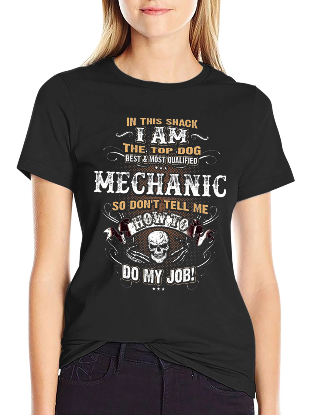 Mechanic Top Dog Graphic T-Shirt