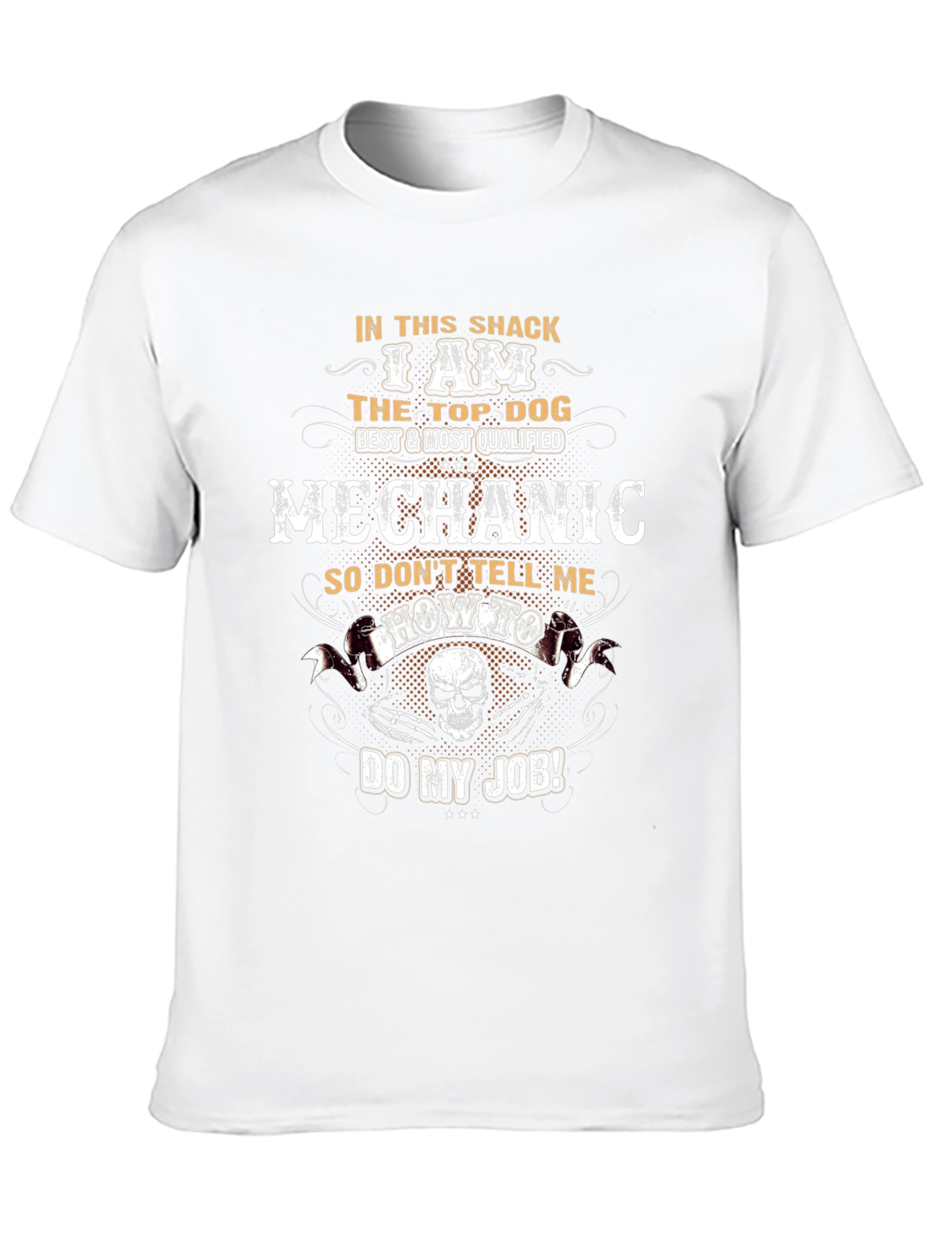 Mechanic Top Dog Graphic T-Shirt