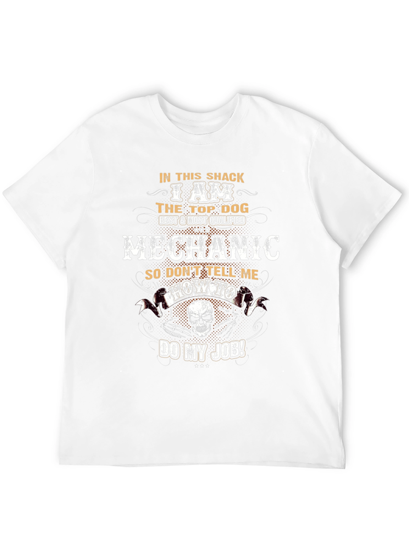 Mechanic Top Dog Graphic T-Shirt
