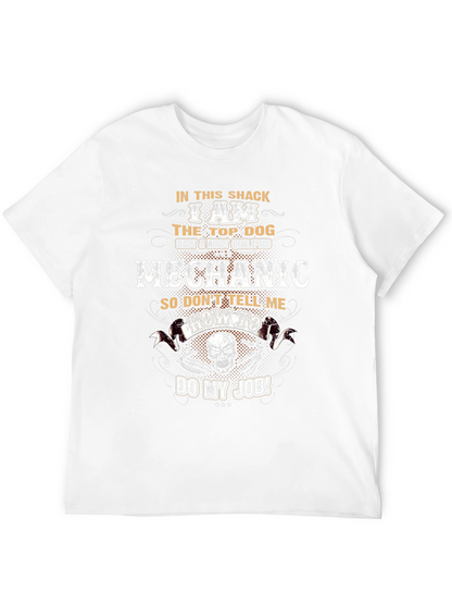 Mechanic Top Dog Graphic T-Shirt