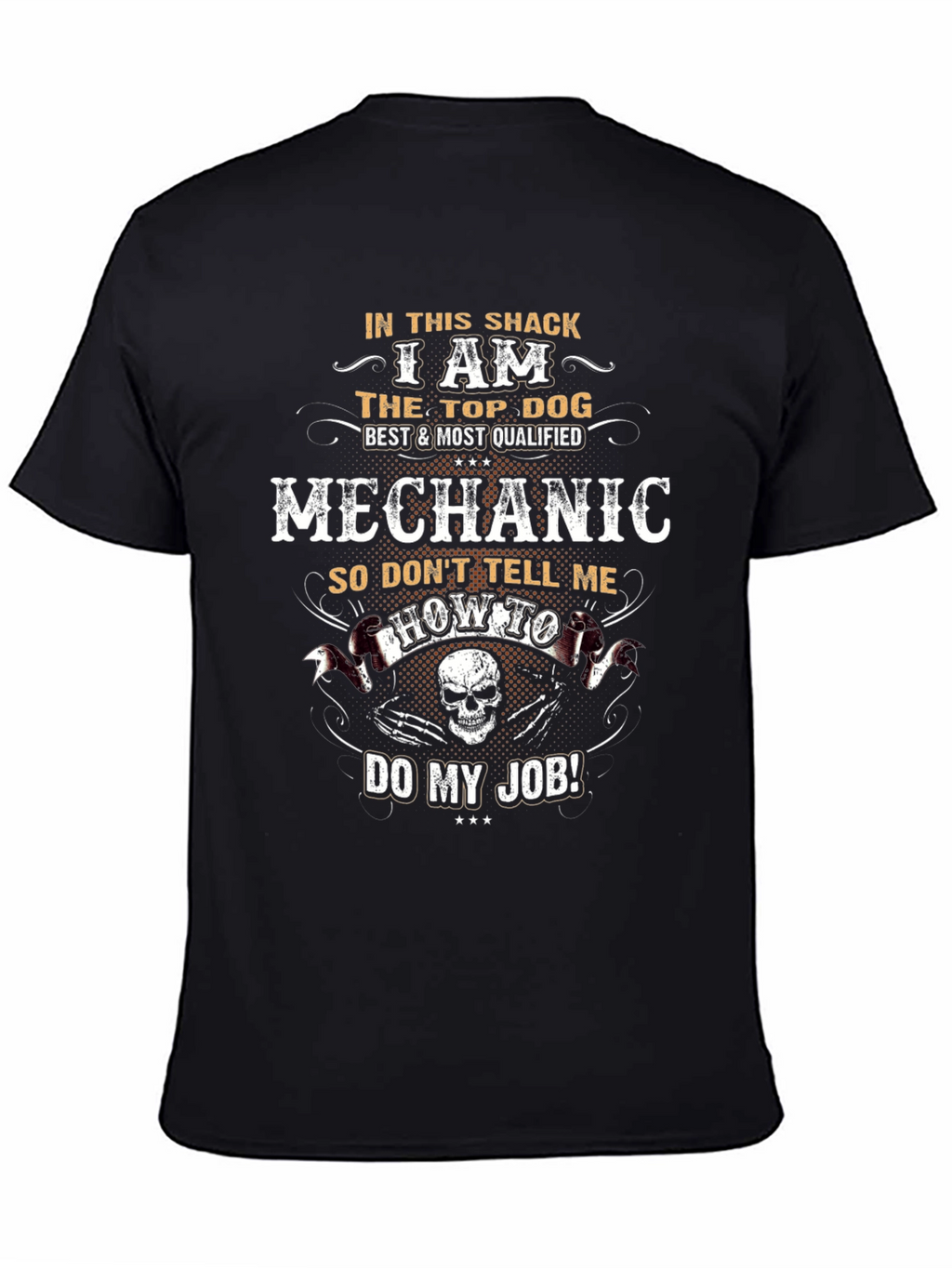Mechanic Top Dog Graphic T-Shirt