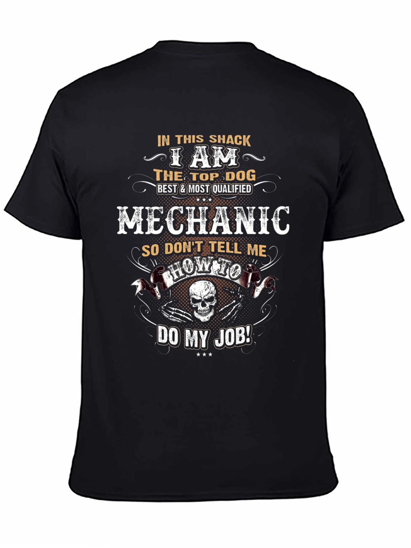Mechanic Top Dog Graphic T-Shirt