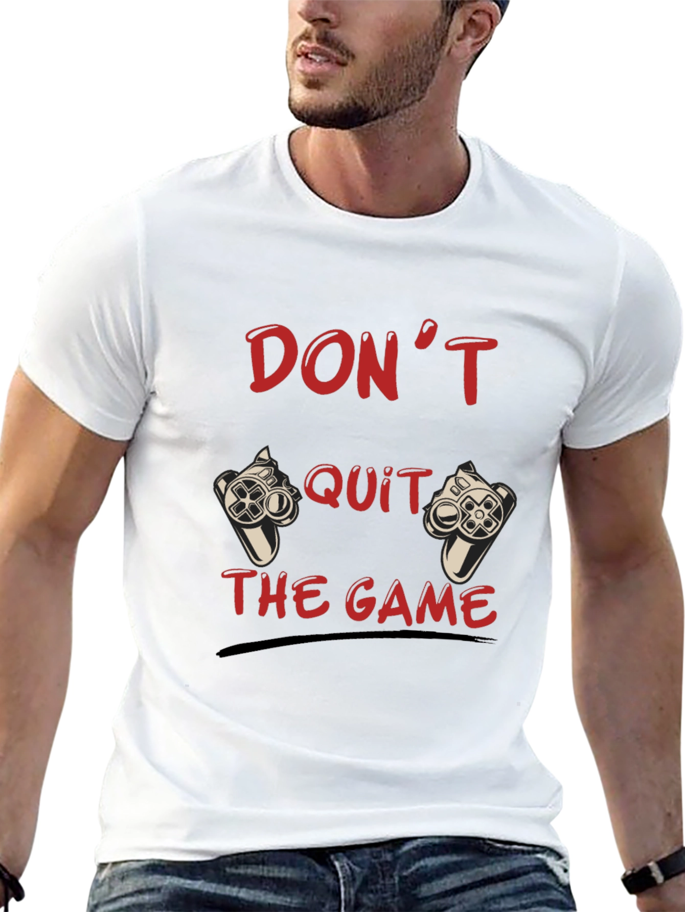 Dont Quit the Game Black T-Shirt