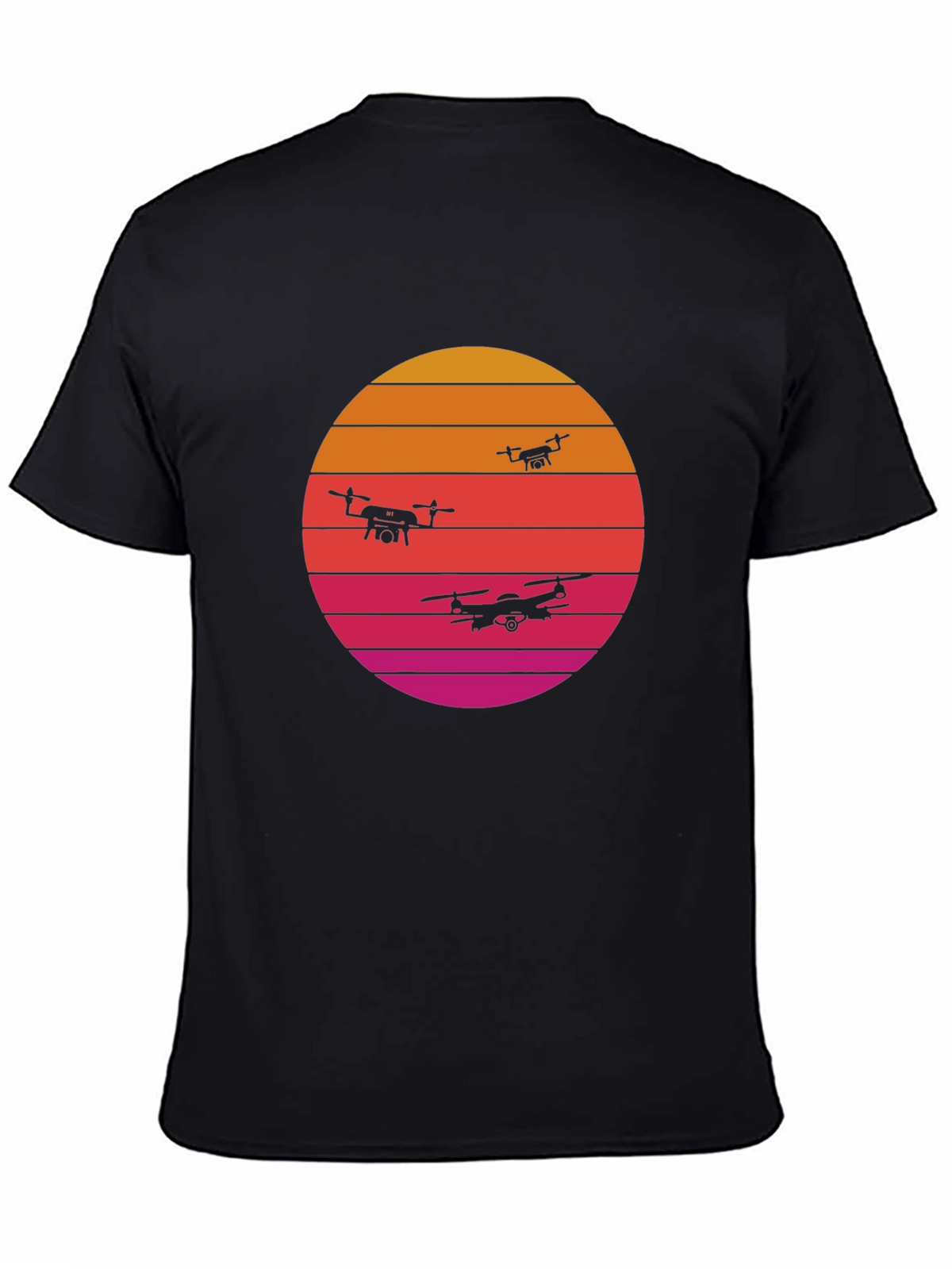 Retro Sunset Drone T-Shirt