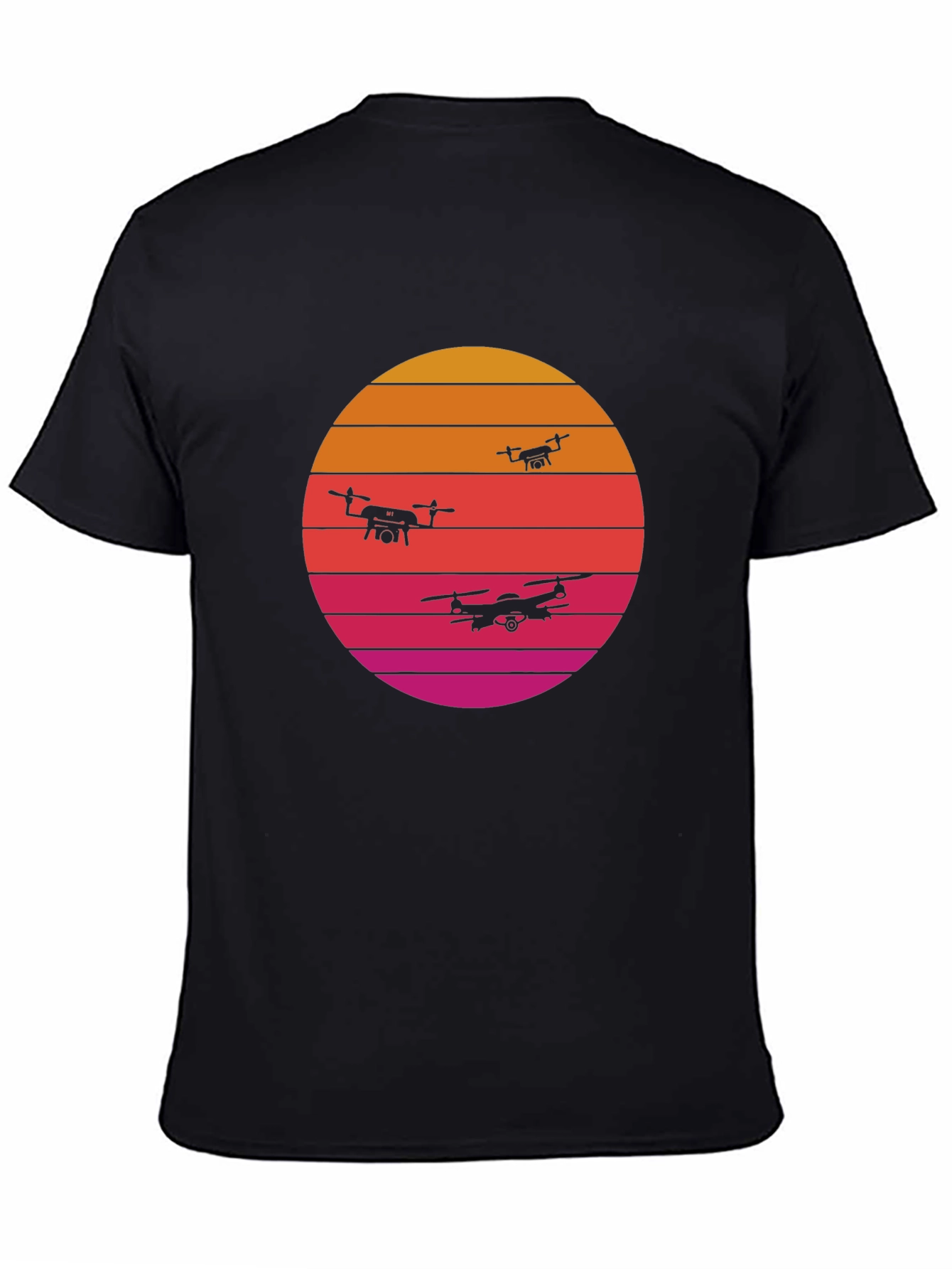 Retro Sunset Drone T-Shirt