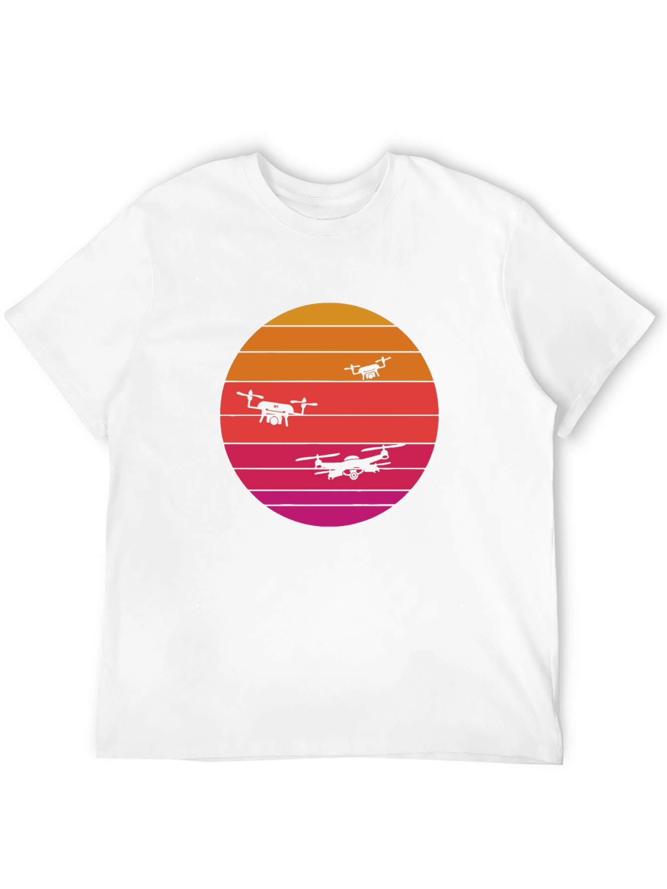 Retro Sunset Drone T-Shirt