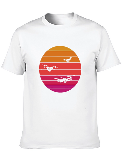 Retro Sunset Drone T-Shirt