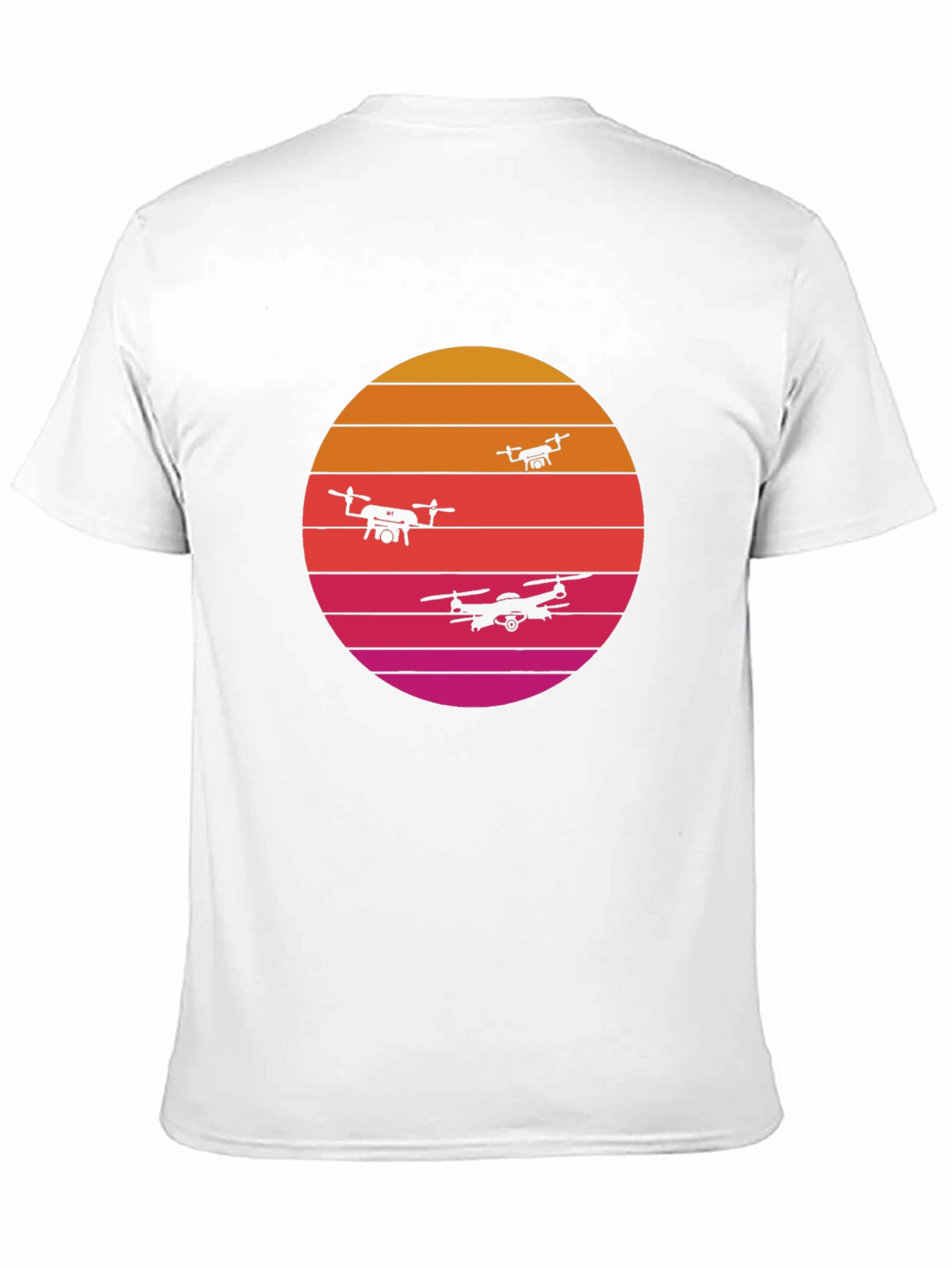 Retro Sunset Drone T-Shirt
