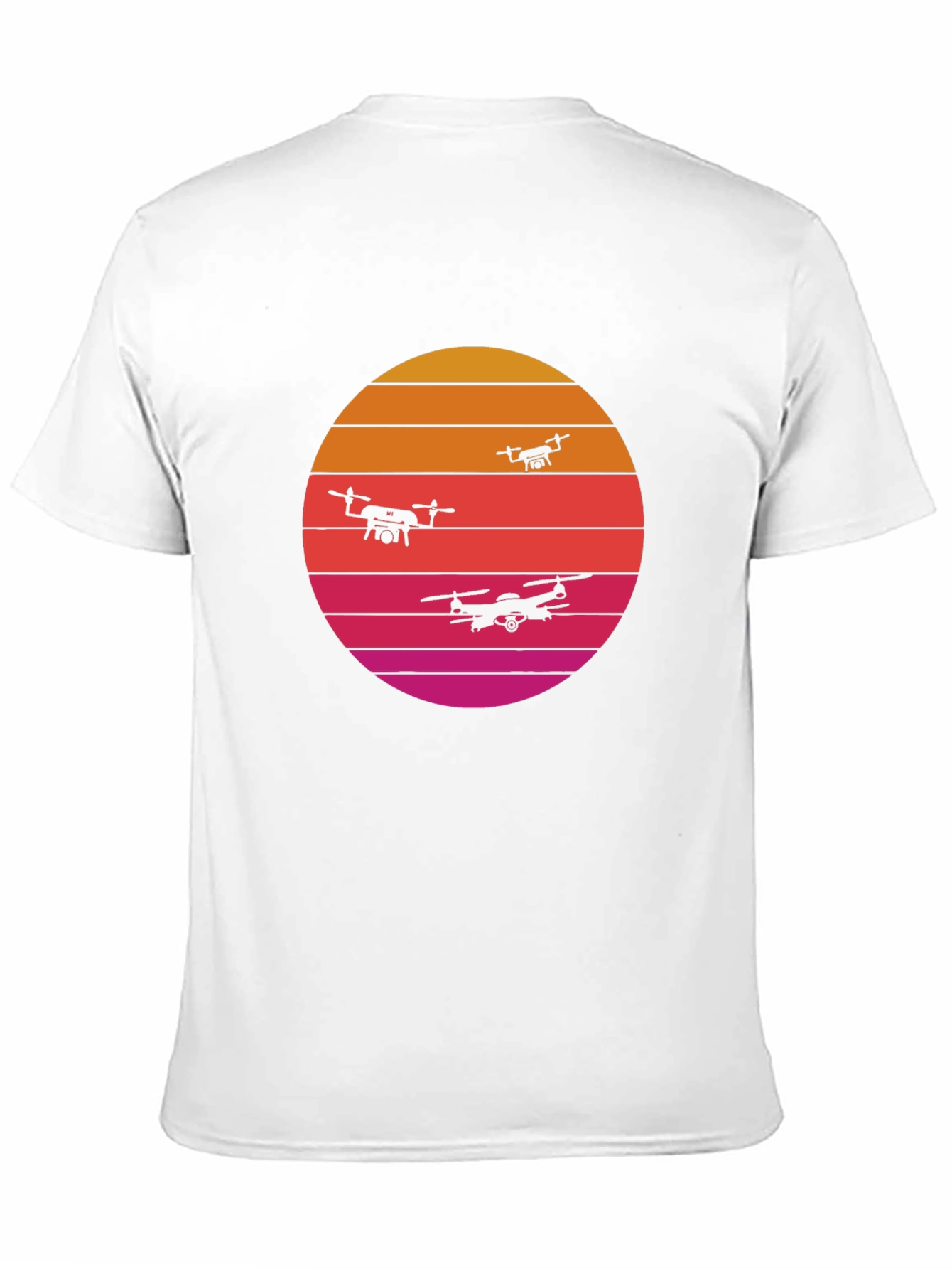 Retro Sunset Drone T-Shirt