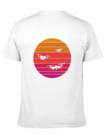 Retro Sunset Drone T-Shirt