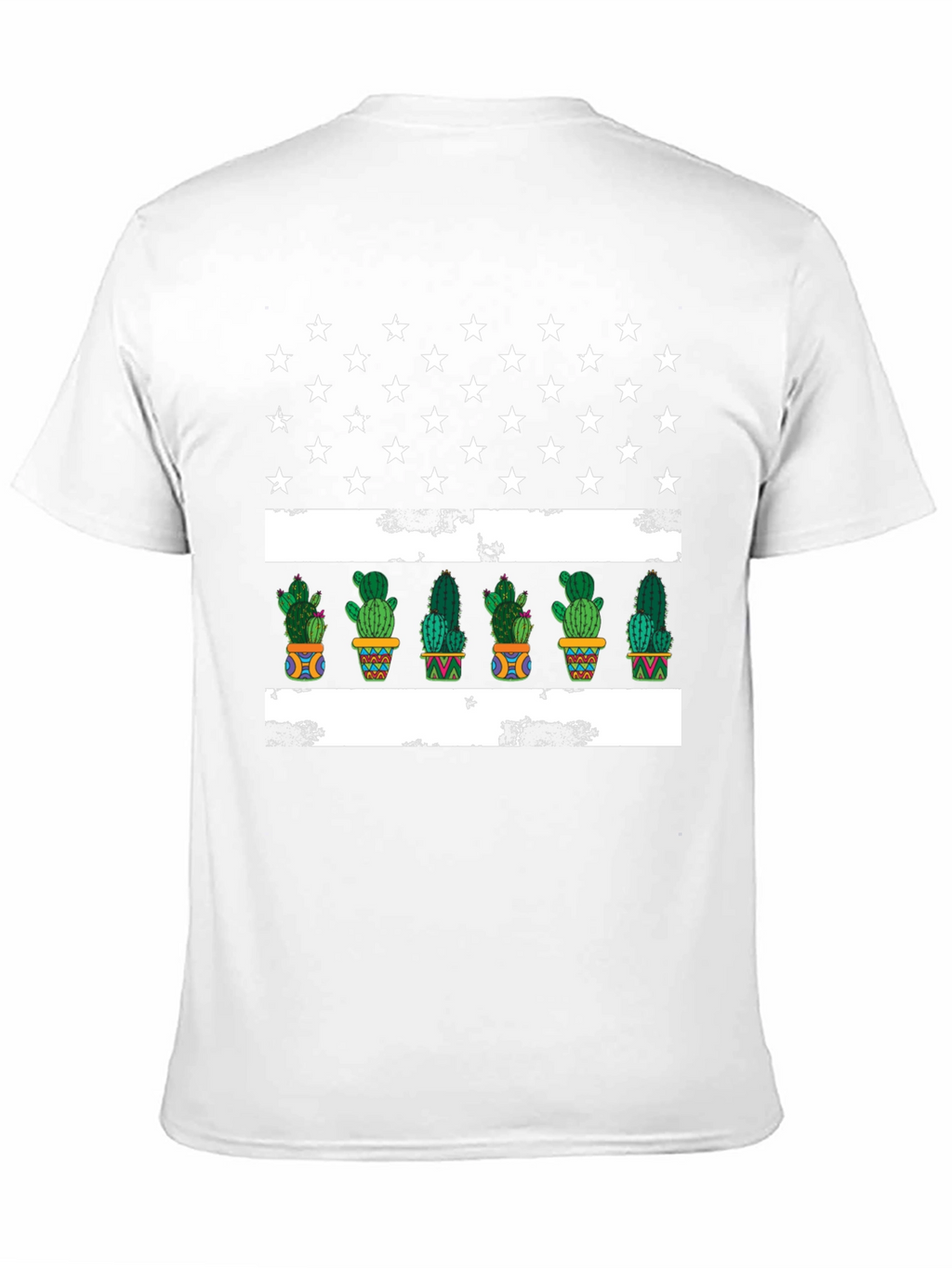 Cactus American Flag Graphic Tee