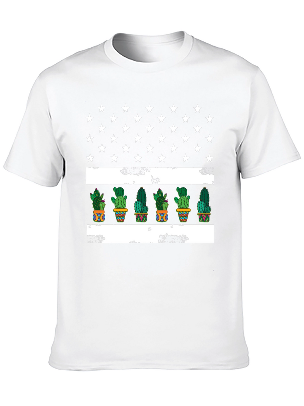 Cactus American Flag Graphic Tee