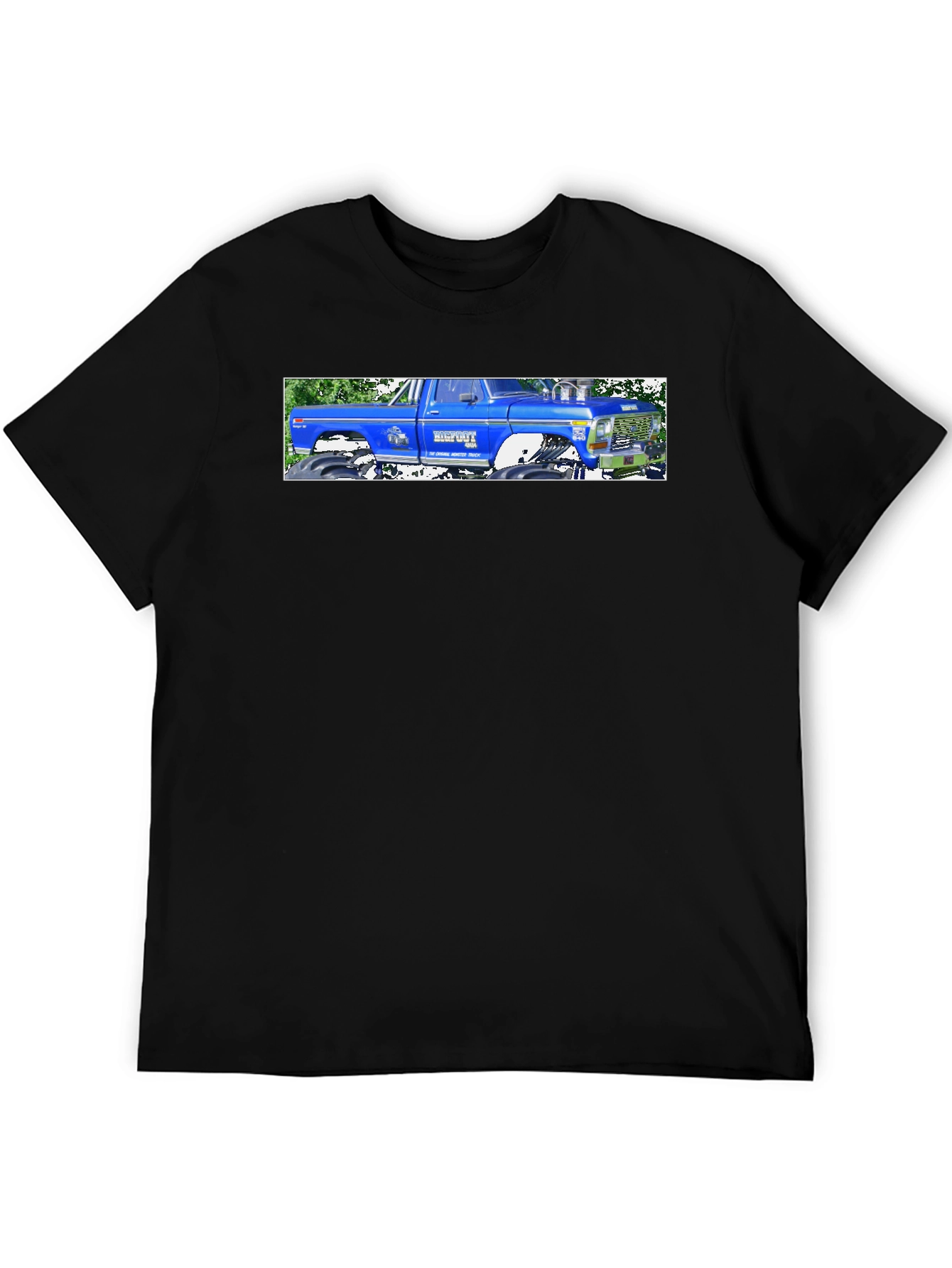 Bigfoot Truck Graphic Black Tee - Classic Monster Truck Style
