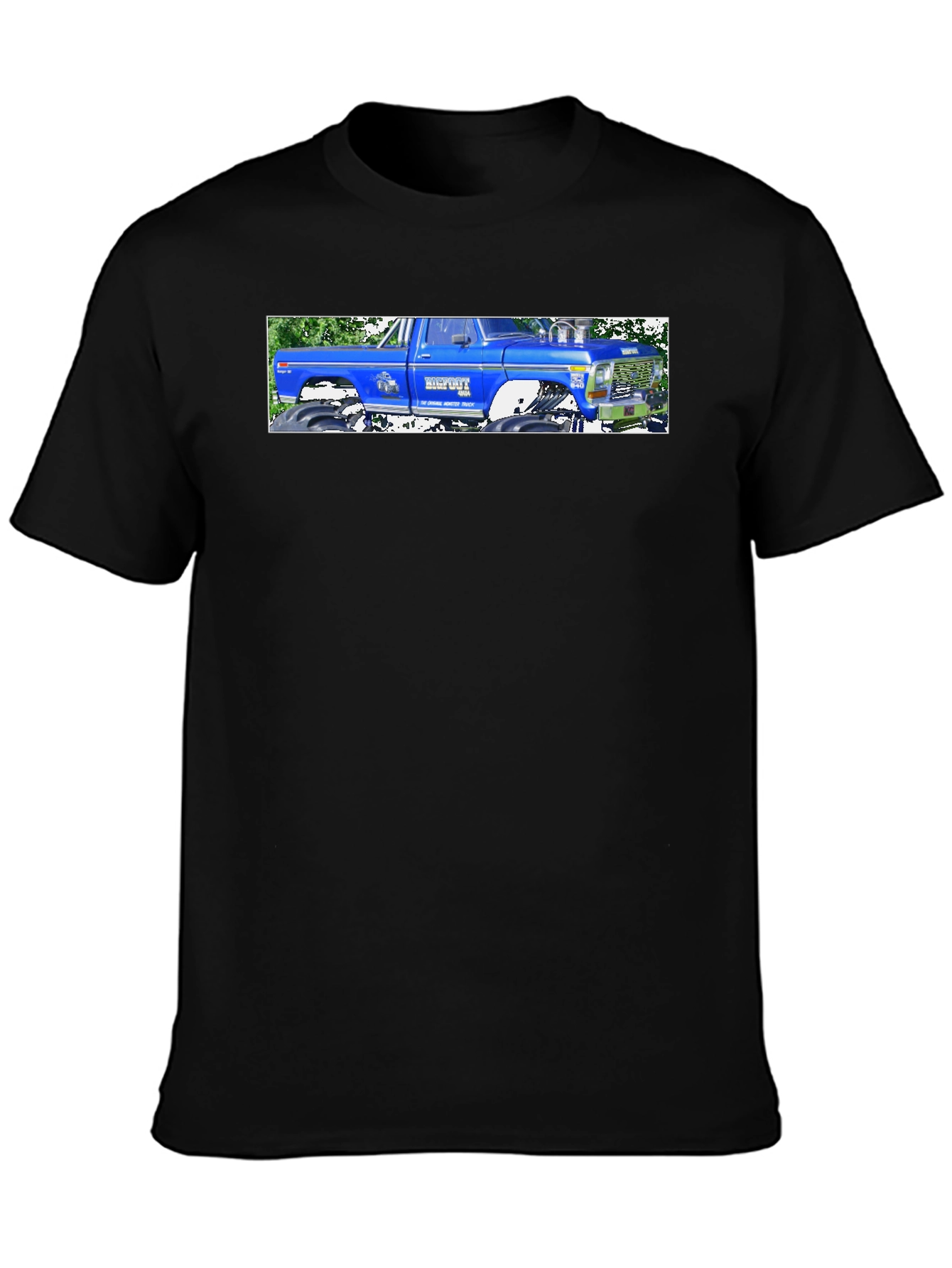 Bigfoot Truck Graphic Black Tee - Classic Monster Truck Style