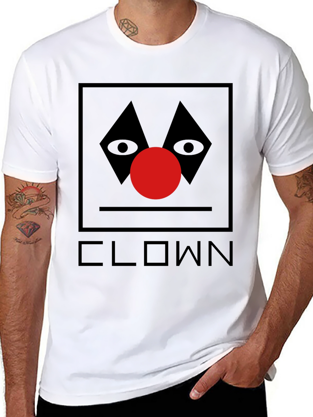 Clown Graphic Tee - Black T-Shirt