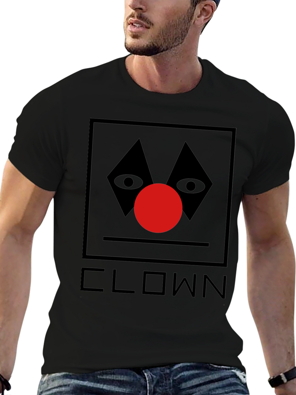 Clown Graphic Tee - Black T-Shirt