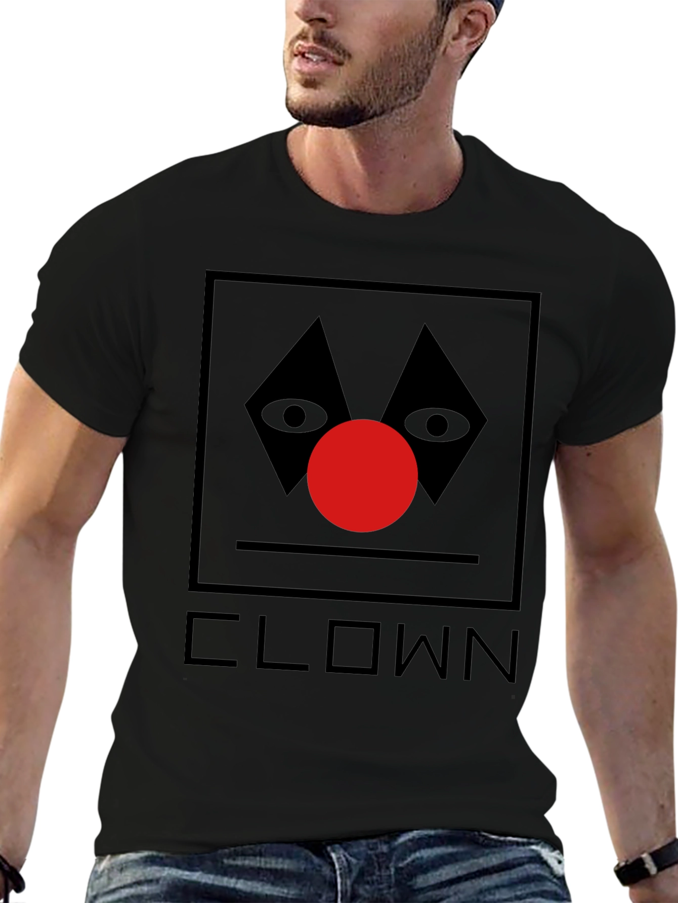 Clown Graphic Tee - Black T-Shirt