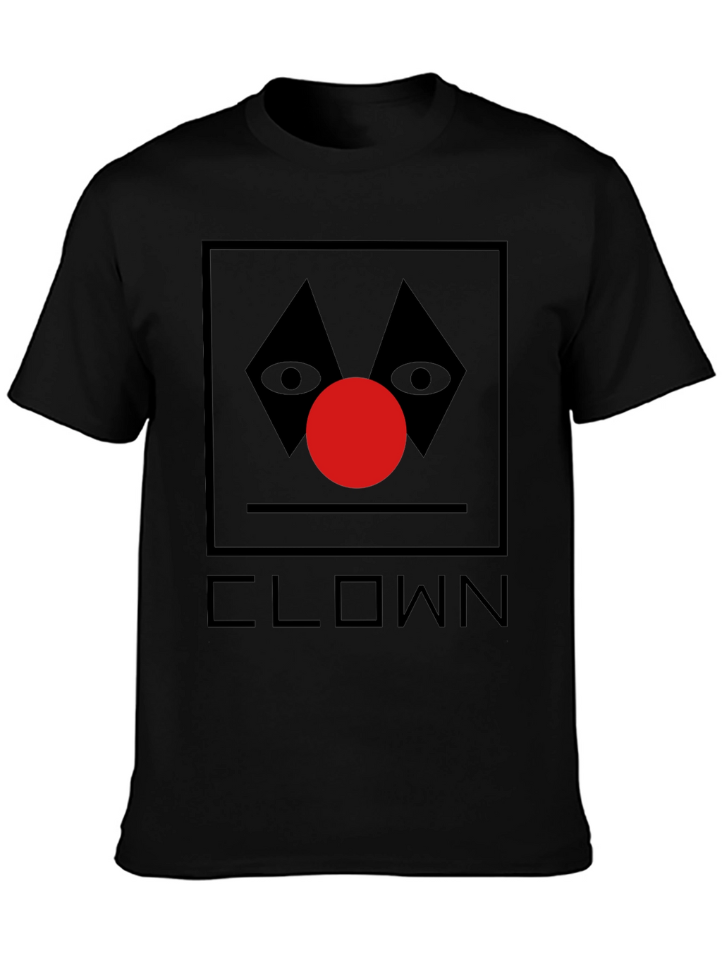 Clown Graphic Tee - Black T-Shirt