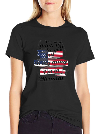 Miramar Mind T-Shirt - Patriotic Novelty Tee
