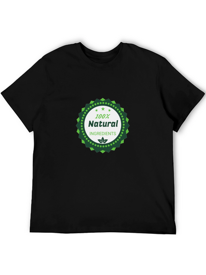 Natural Ingredients Black T-Shirt
