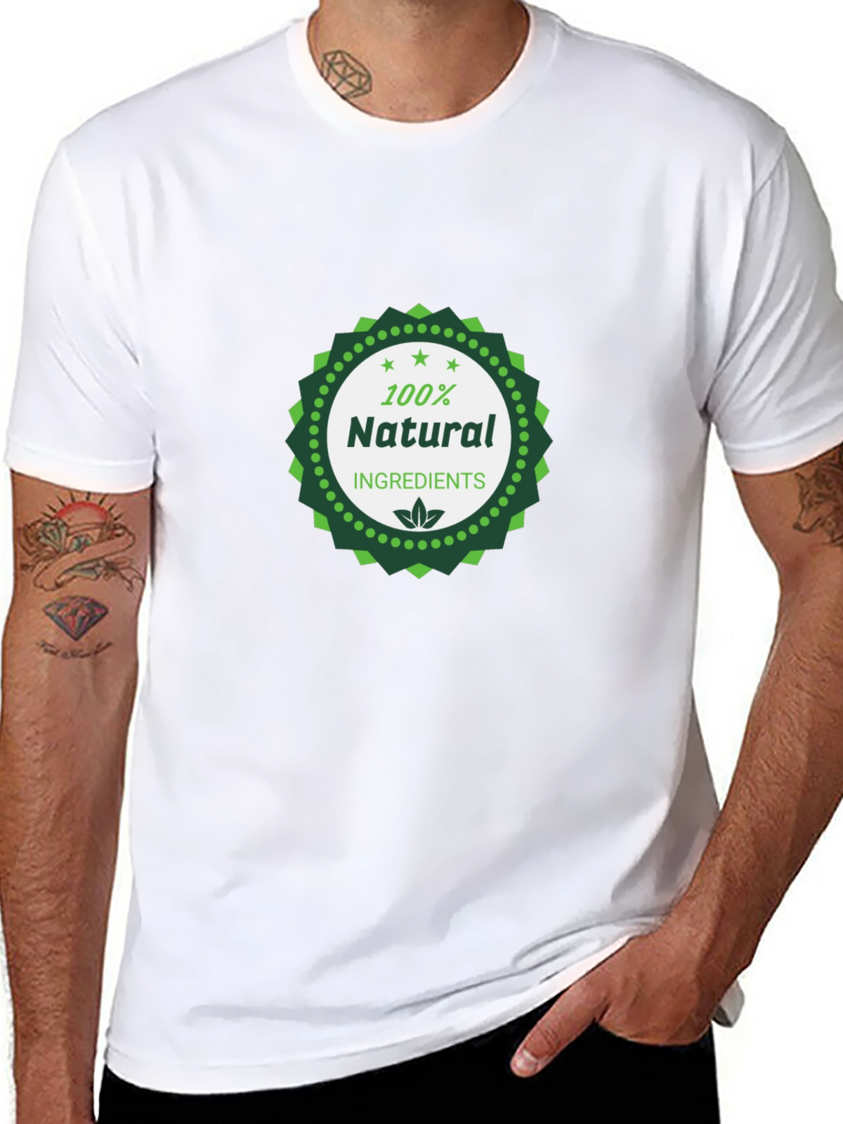 Natural Ingredients Black T-Shirt