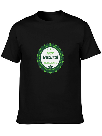 Natural Ingredients Black T-Shirt