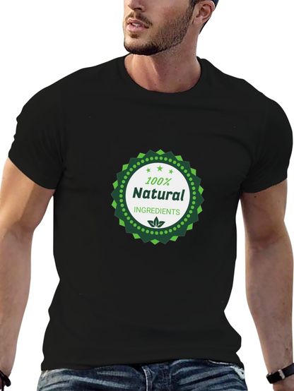 Natural Ingredients Black T-Shirt
