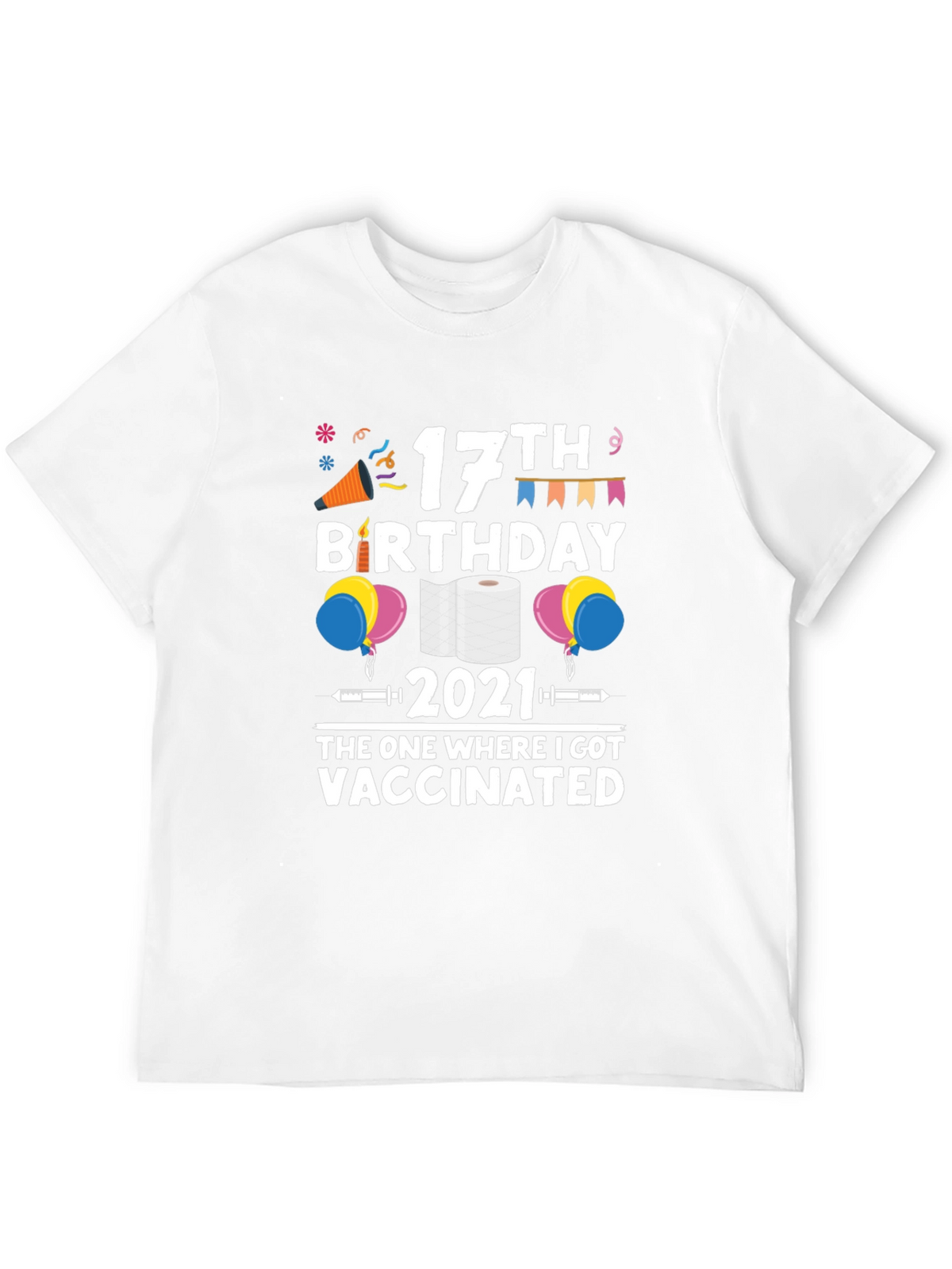 17th Birthday Vaccinated 2021 T-Shirt