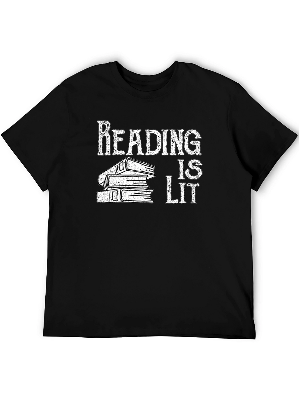 Reading is Lit Black Graphic Tee