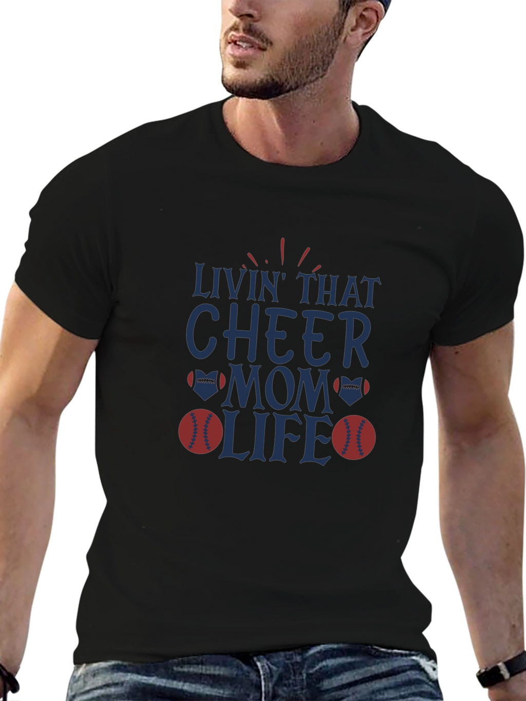 Cheer Mom Life Graphic Tee