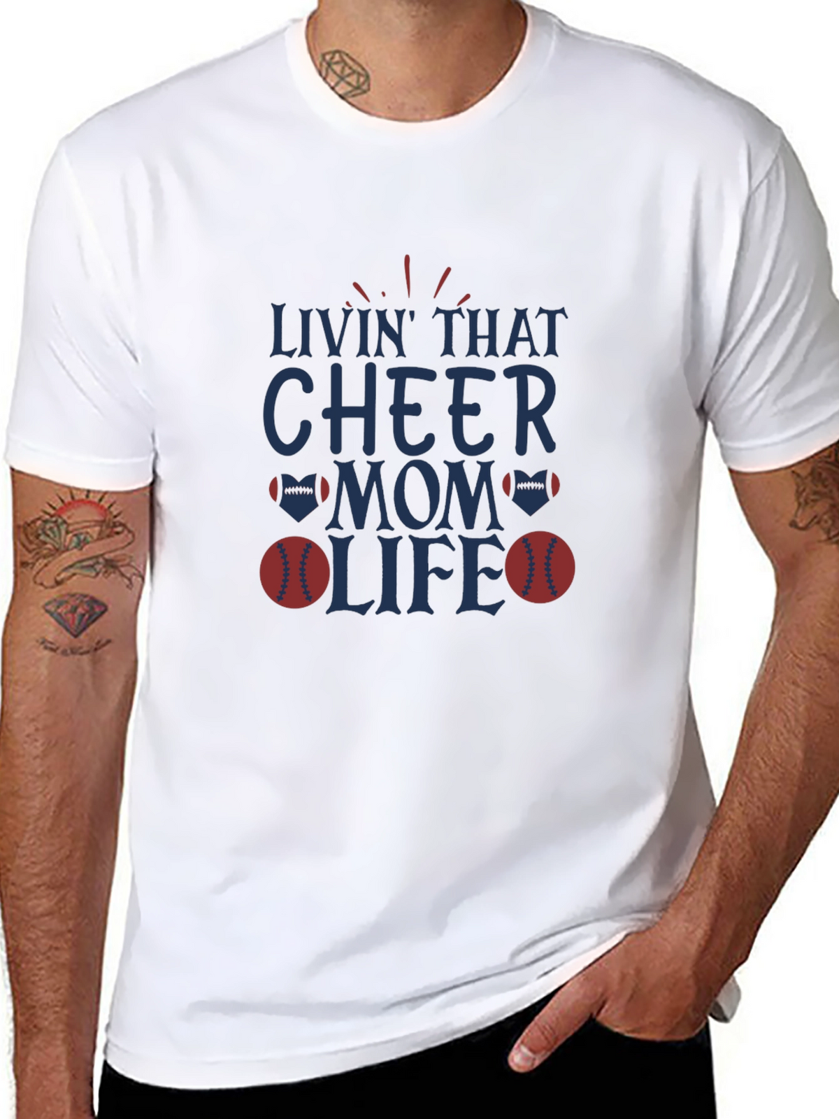 Cheer Mom Life Graphic Tee