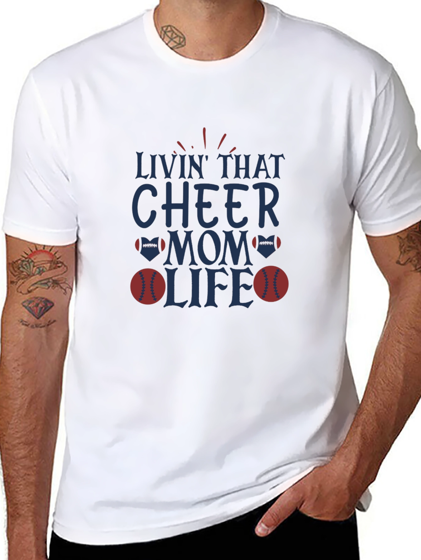 Cheer Mom Life Graphic Tee