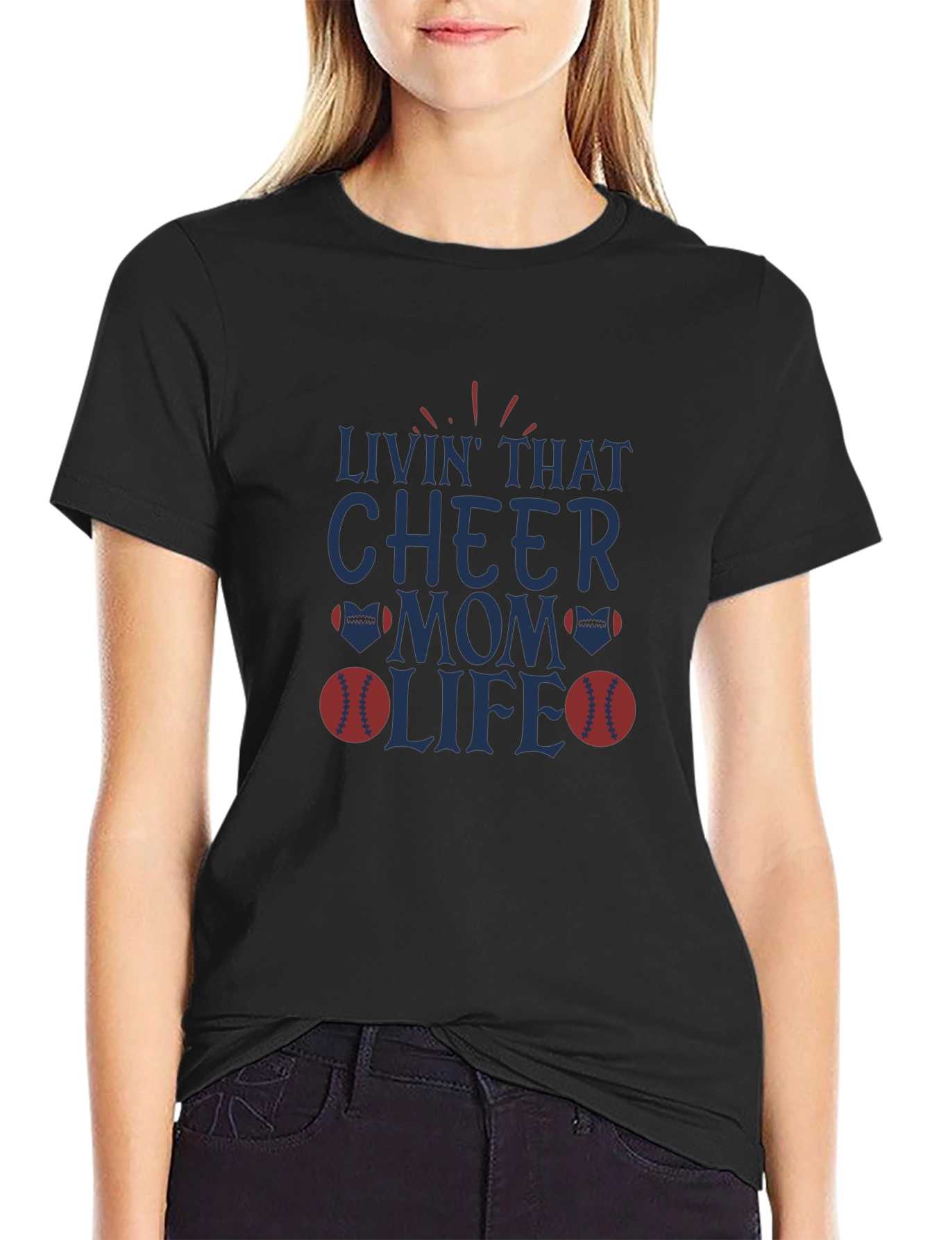 Cheer Mom Life Graphic Tee