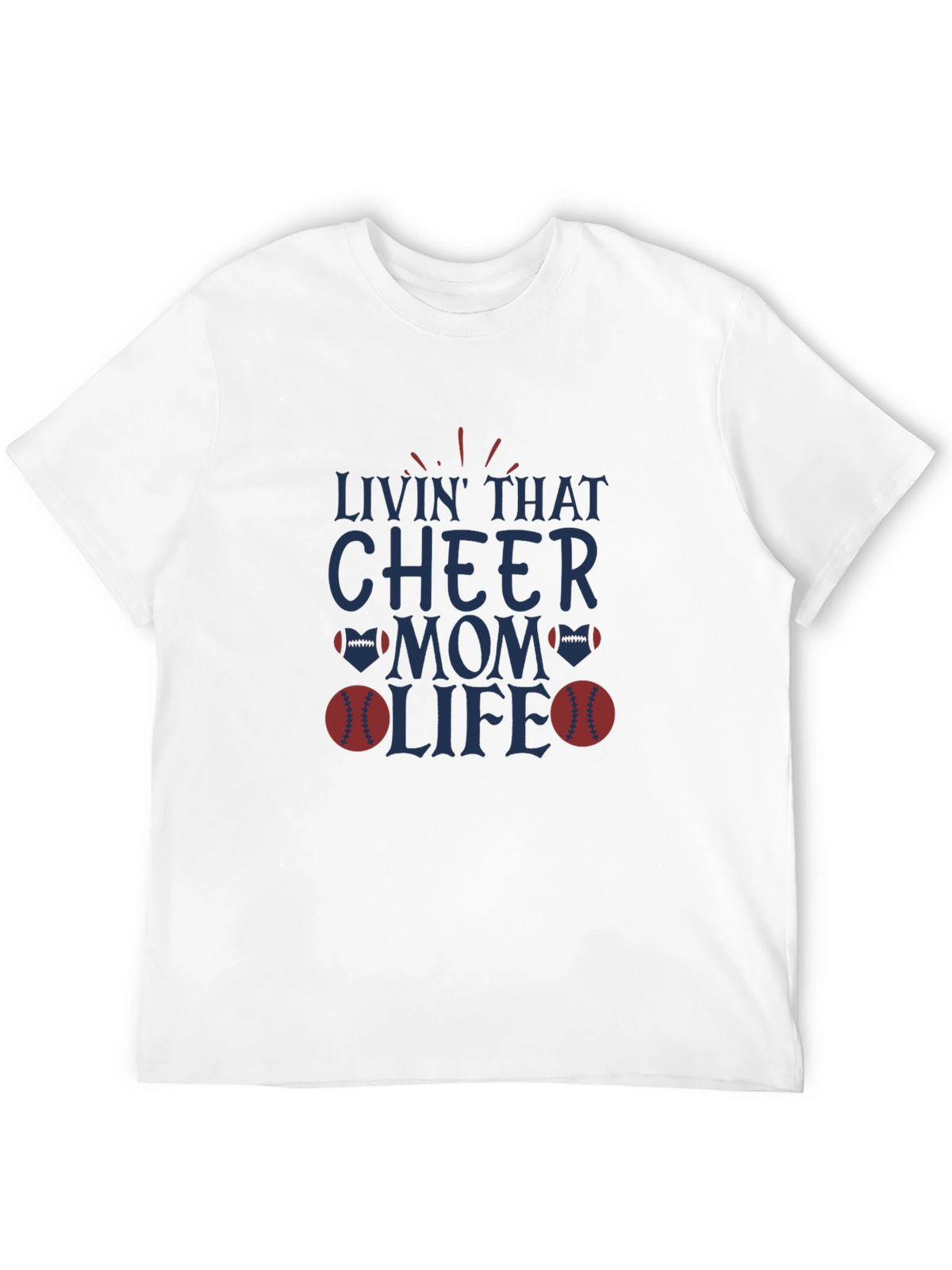 Cheer Mom Life Graphic Tee