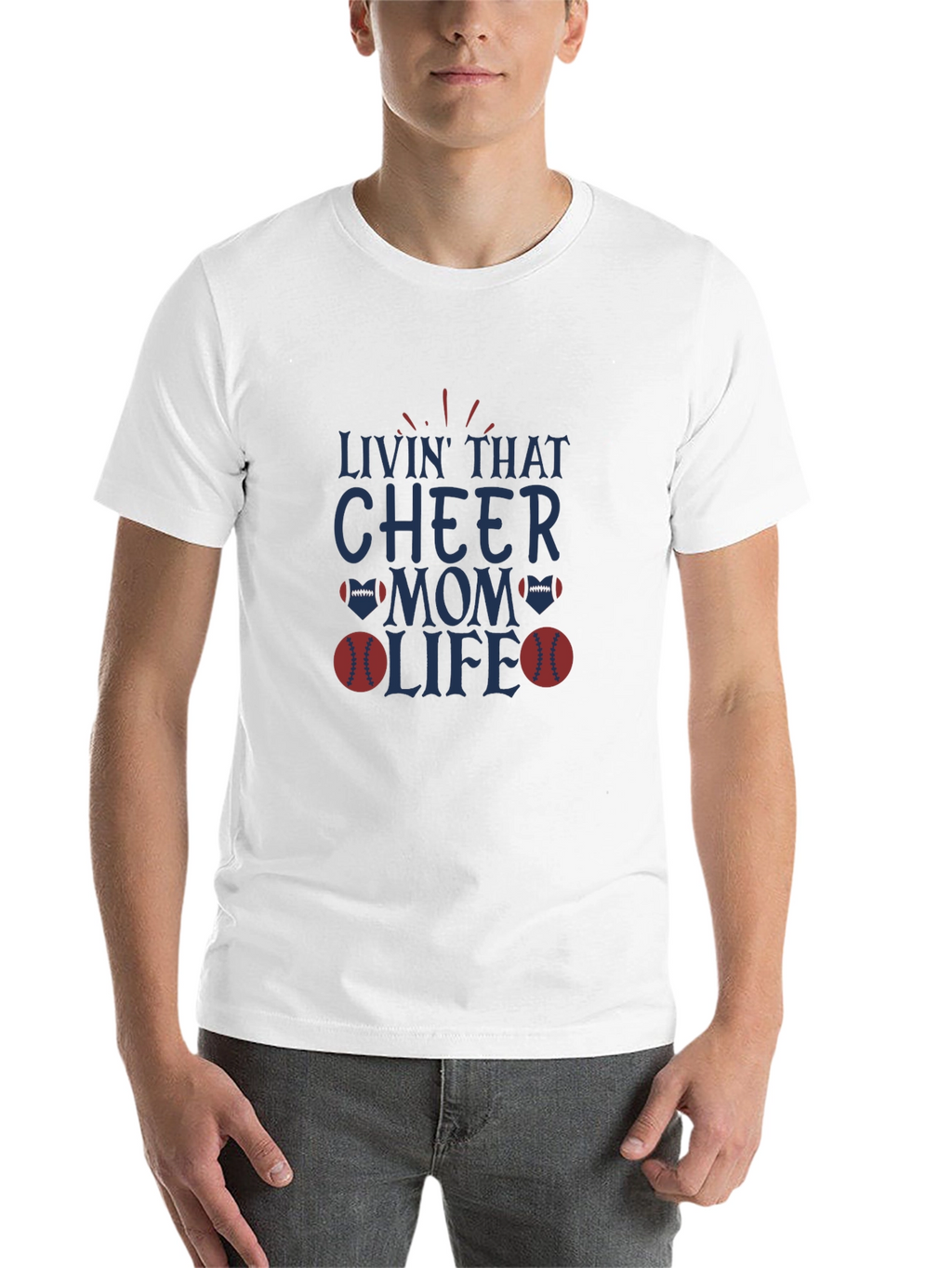 Cheer Mom Life Graphic Tee