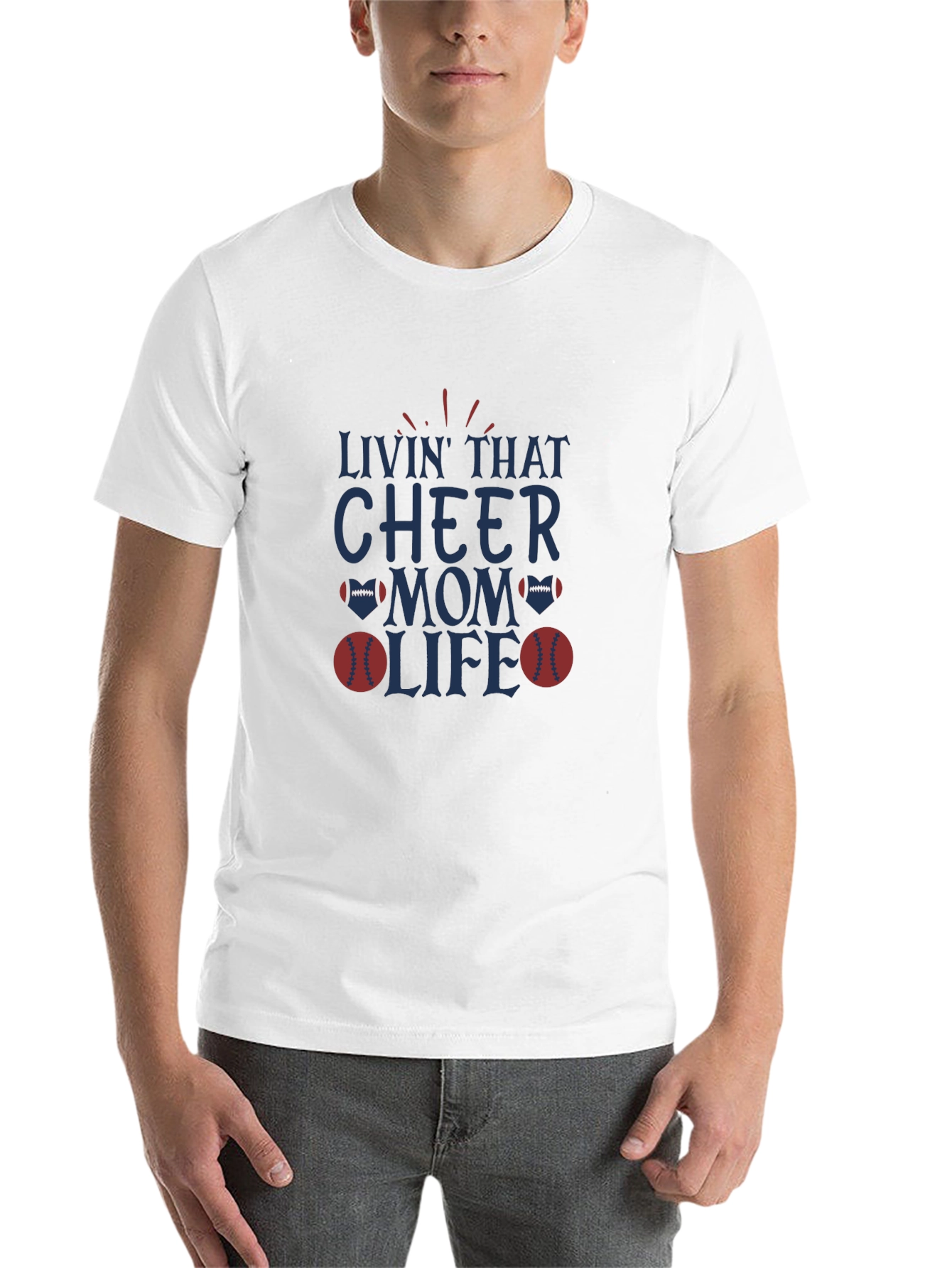 Cheer Mom Life Graphic Tee