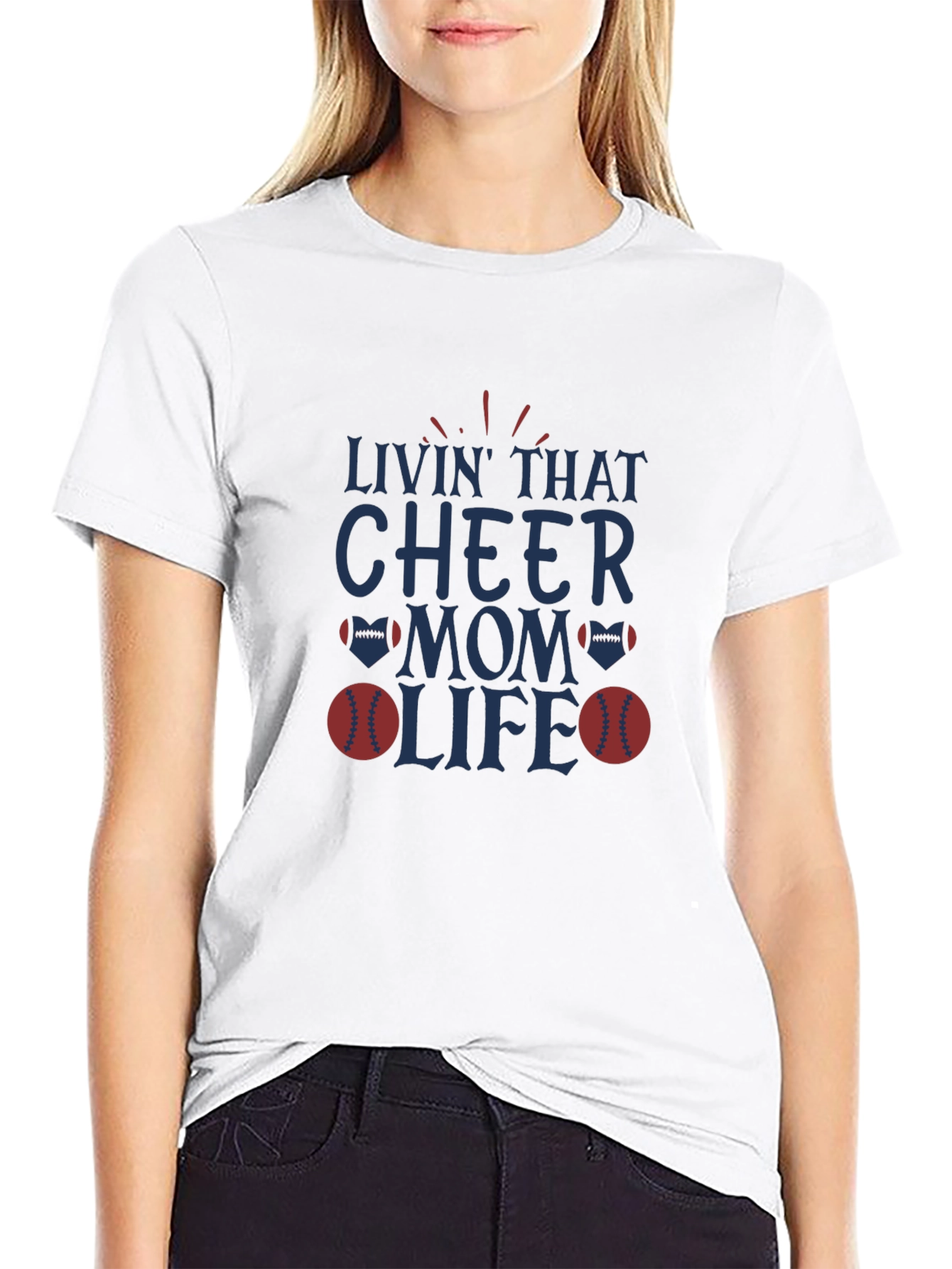 Cheer Mom Life Graphic Tee