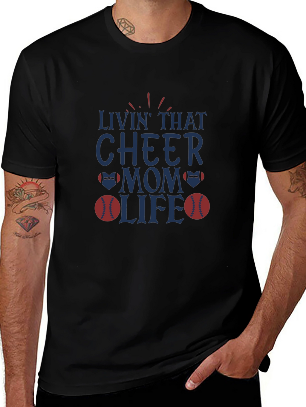 Cheer Mom Life Graphic Tee