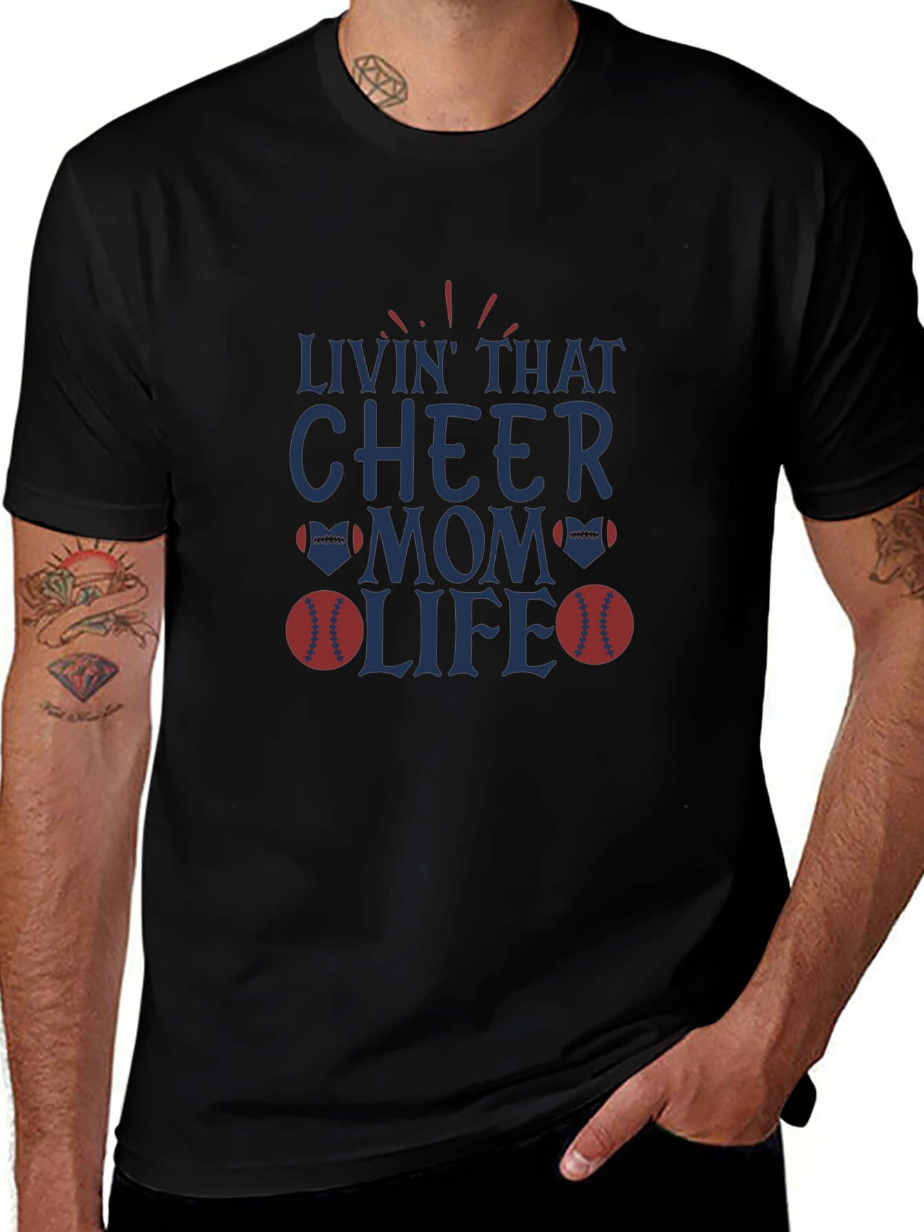 Cheer Mom Life Graphic Tee