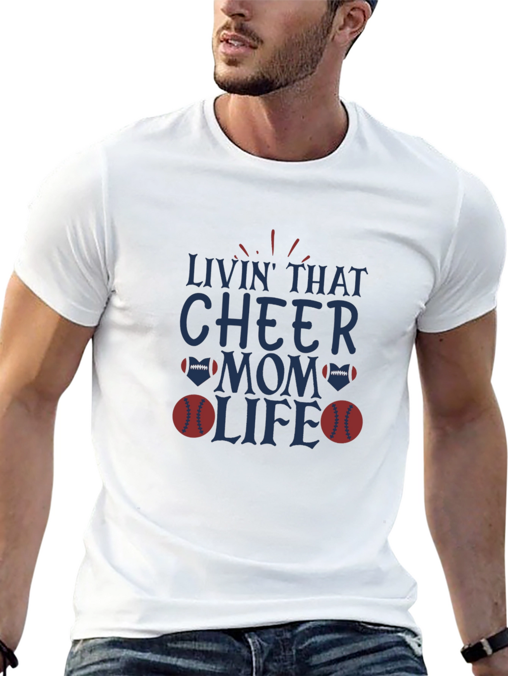 Cheer Mom Life Graphic Tee