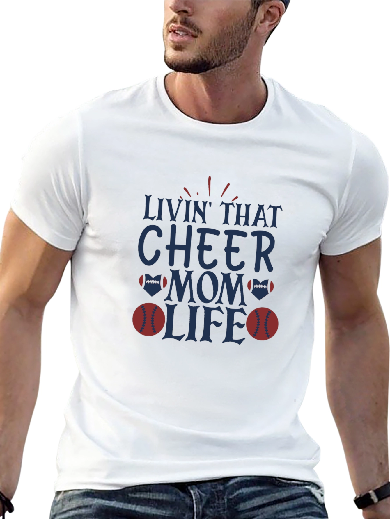 Cheer Mom Life Graphic Tee