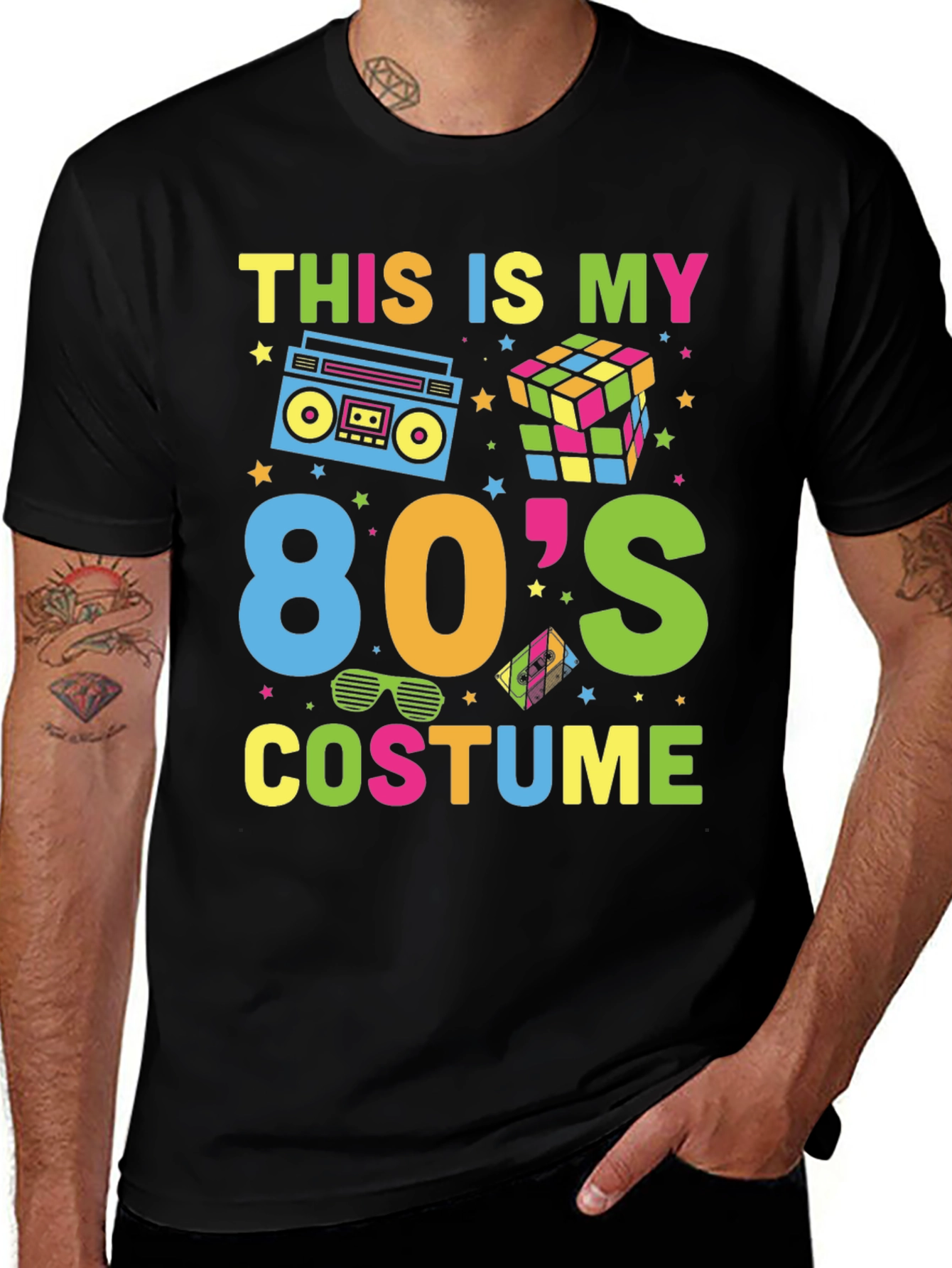 80s Costume T-Shirt - Retro Party Tee